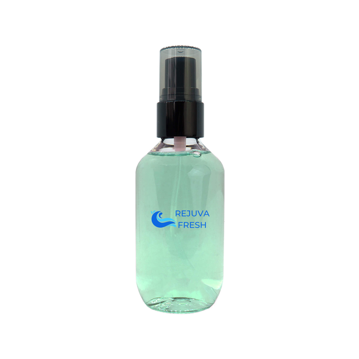 Rejuva Fresh Setting Spray, Make-up setting spray, green color liquid