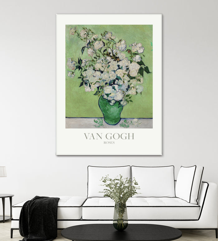 Roses by Vincent Van Gogh on GIANT ART - van gogh paintings van gogh