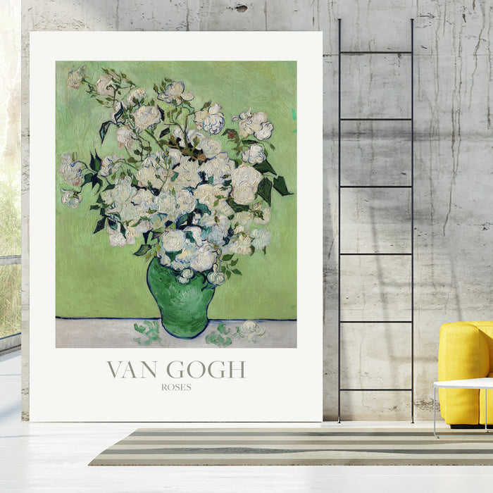 Roses by Vincent Van Gogh on GIANT ART - van gogh paintings van gogh