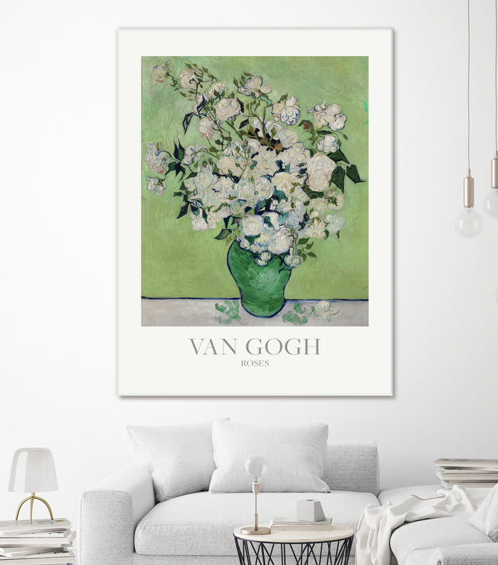 Roses by Vincent Van Gogh on GIANT ART - van gogh paintings van gogh