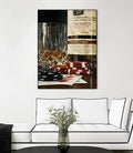 Scotch a l'apéro by Marc Brochier on GIANT ART - red still life glass