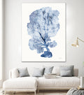 Shibori Coral II by Mary Urban on GIANT ART - blue