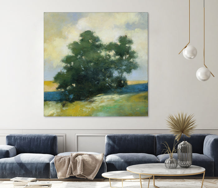 Solitary by Julia Purinton on GIANT ART - blue