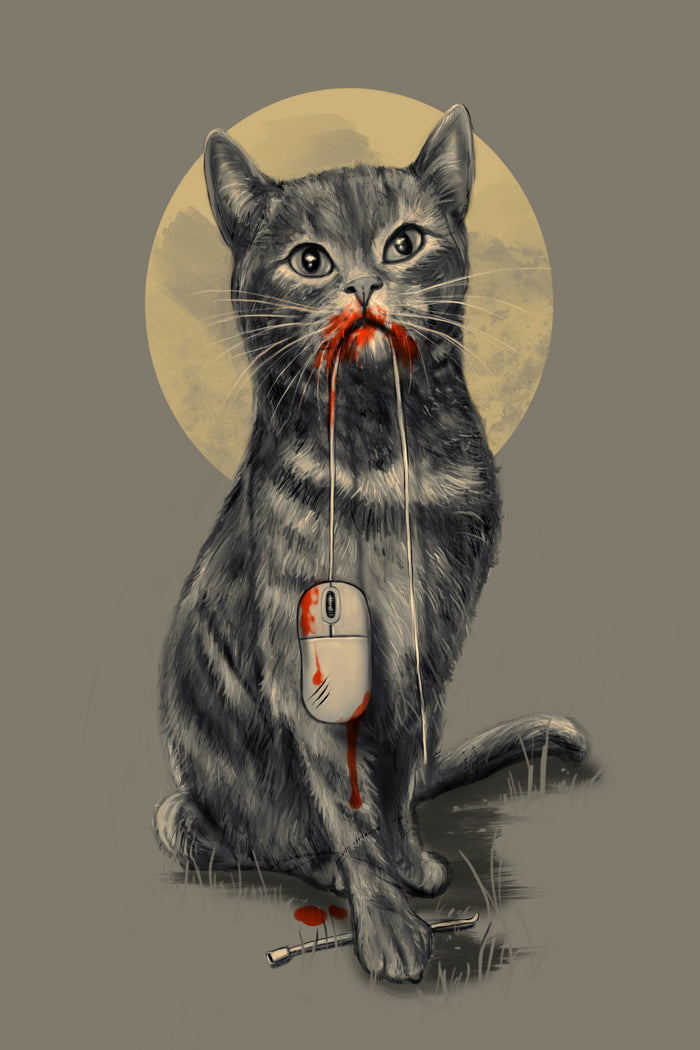 The Catch by Francis Mi Oza on GIANT ART - black digital painting