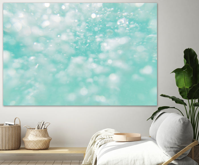 Underwater Caribbean Bubbles Dream 1 by AnitasBellasArt on GIANT ART - blue coastal