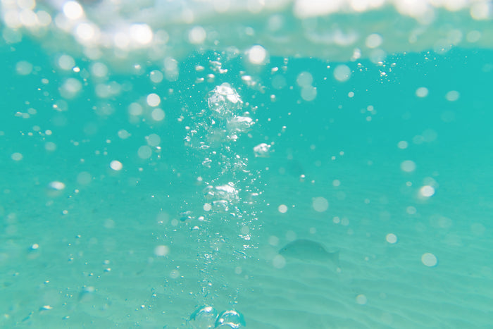 Underwater Caribbean Bubbles Dream 2 by ©AnitasBellasArt on GIANT ART - blue coastal sea,ocean,turquoise,water
