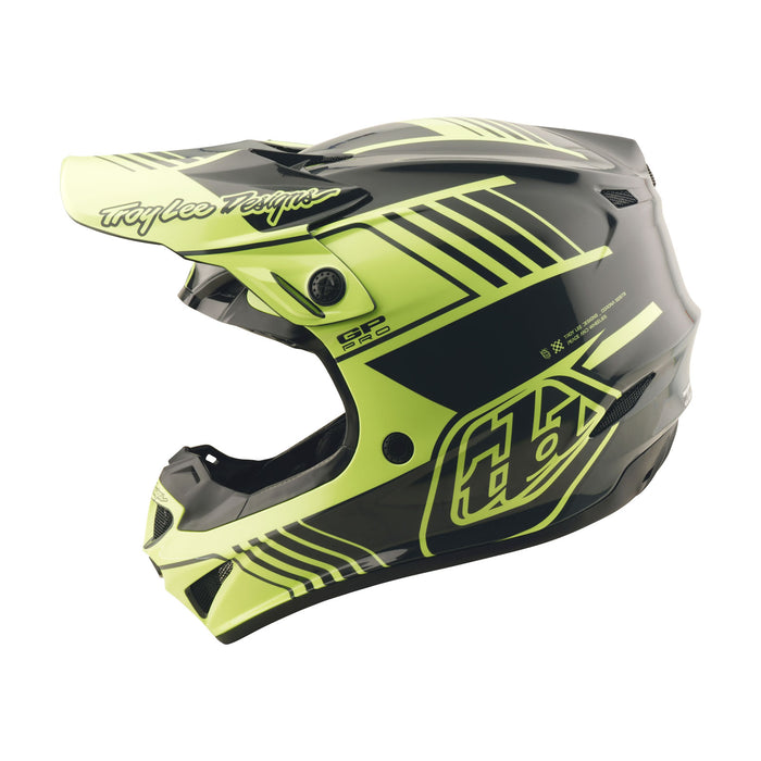 Youth GP Pro Helmet Segment Glo Yellow